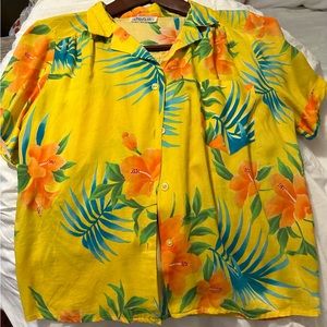 Flowers shirt cotton
